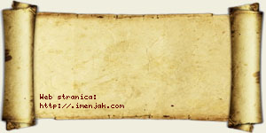 Neda Mijović vizit kartica